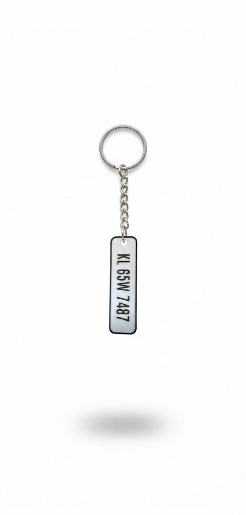 Number Plate keychain